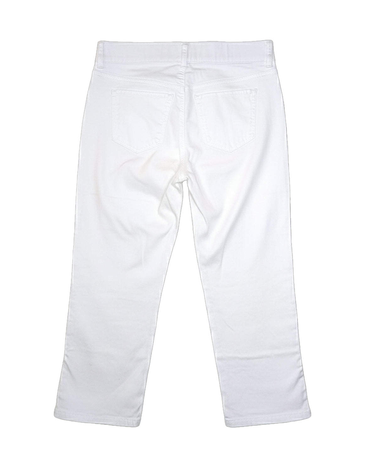 WHITE HIGH-RISE SHAPE EFFECT CAPRI