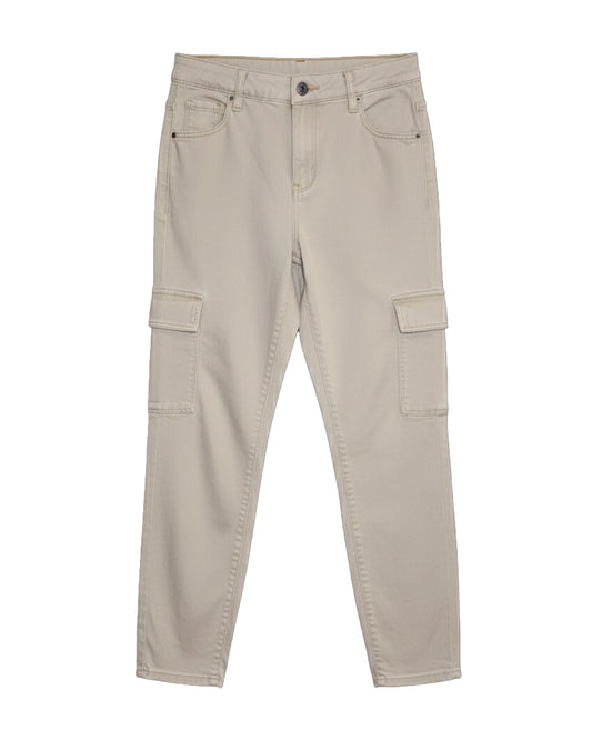 DKNY ELASTIC-BACK CARGO PANTS