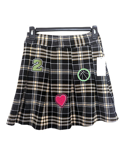 JUNIOR BLACK BEAUTY PATCH SKIRT