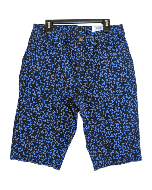 WOMEN'S PRINTED RAW-EDGE SHORT