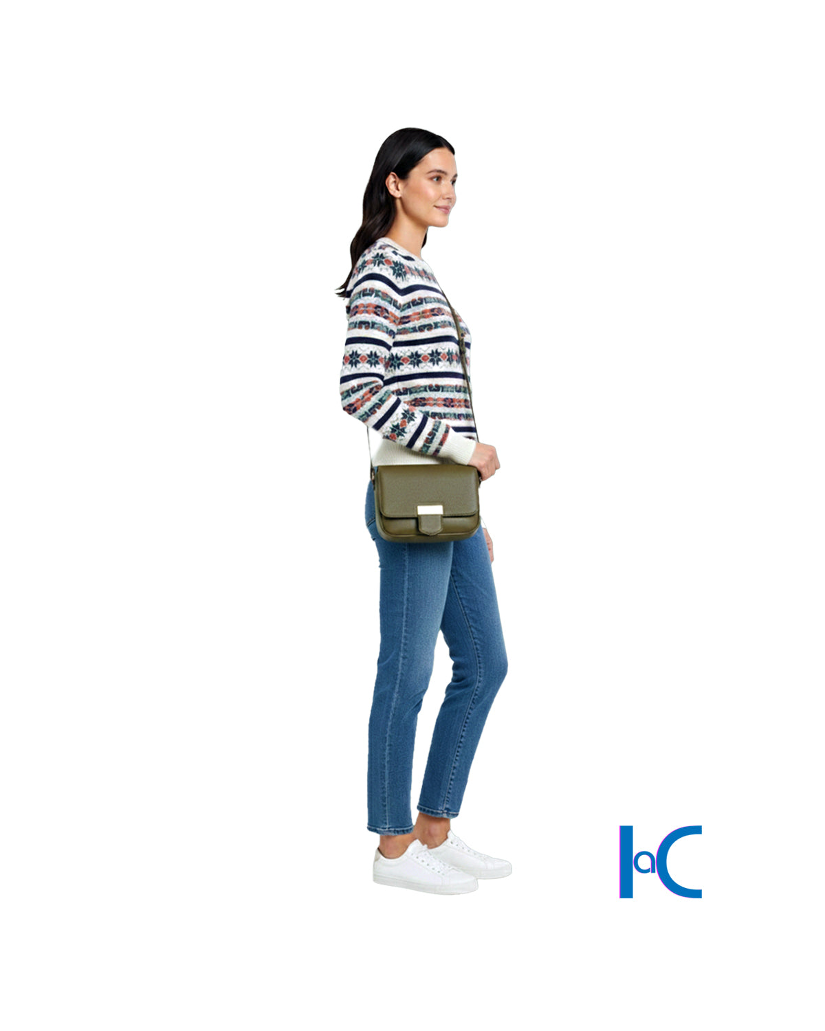 FAIR ISLE PATTERNED CREWNECK SWEATER