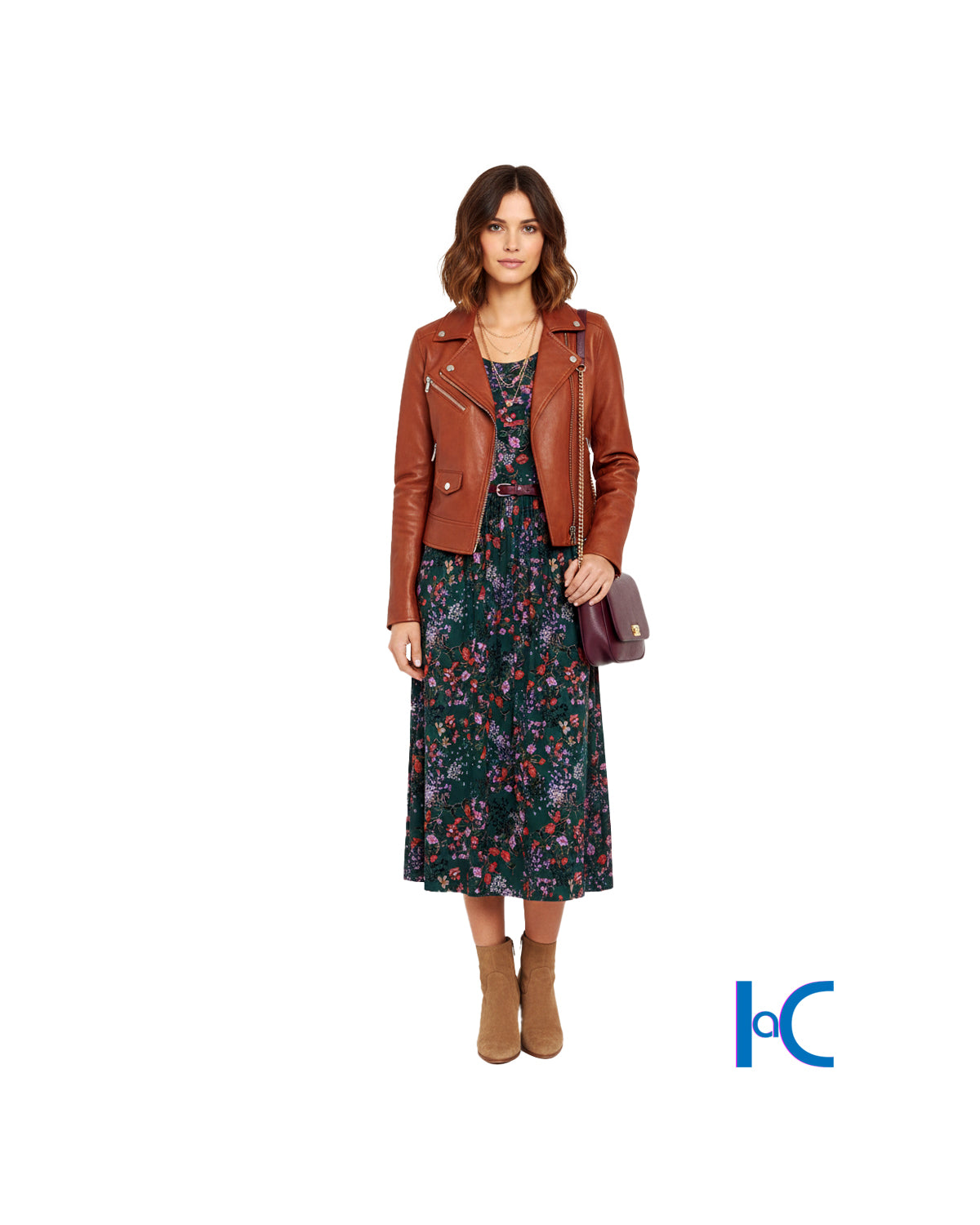 LONG SLEEVE MESH MIDI DRESS