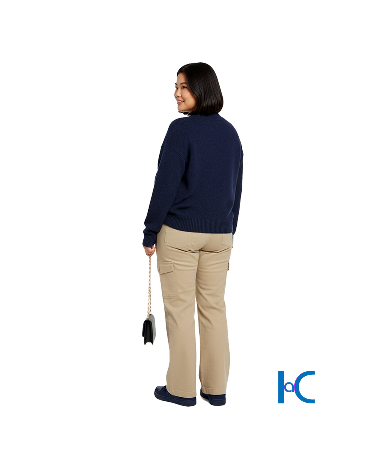 ETOILE BLUE MOCK-NECK SWEATSHIRT