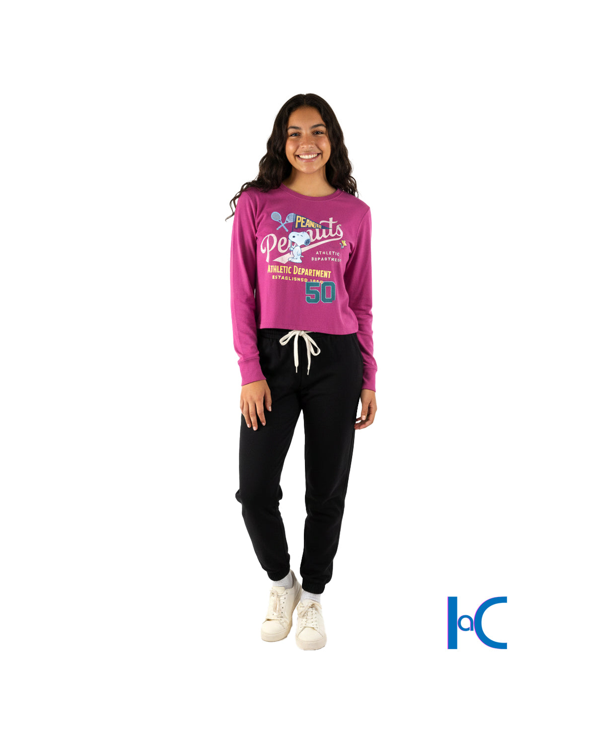 SNOOPY 1950 JUNIOR'S LONG SLEEVE TEE