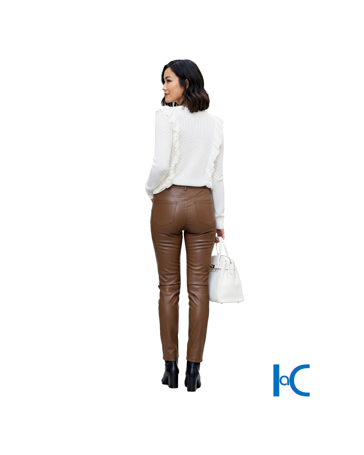 FAUX LEATHER SKINNY LEGGINGS