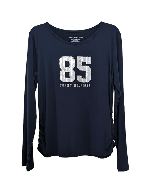 GIRLS SEQUIN LONG SLEEVE SHIRT