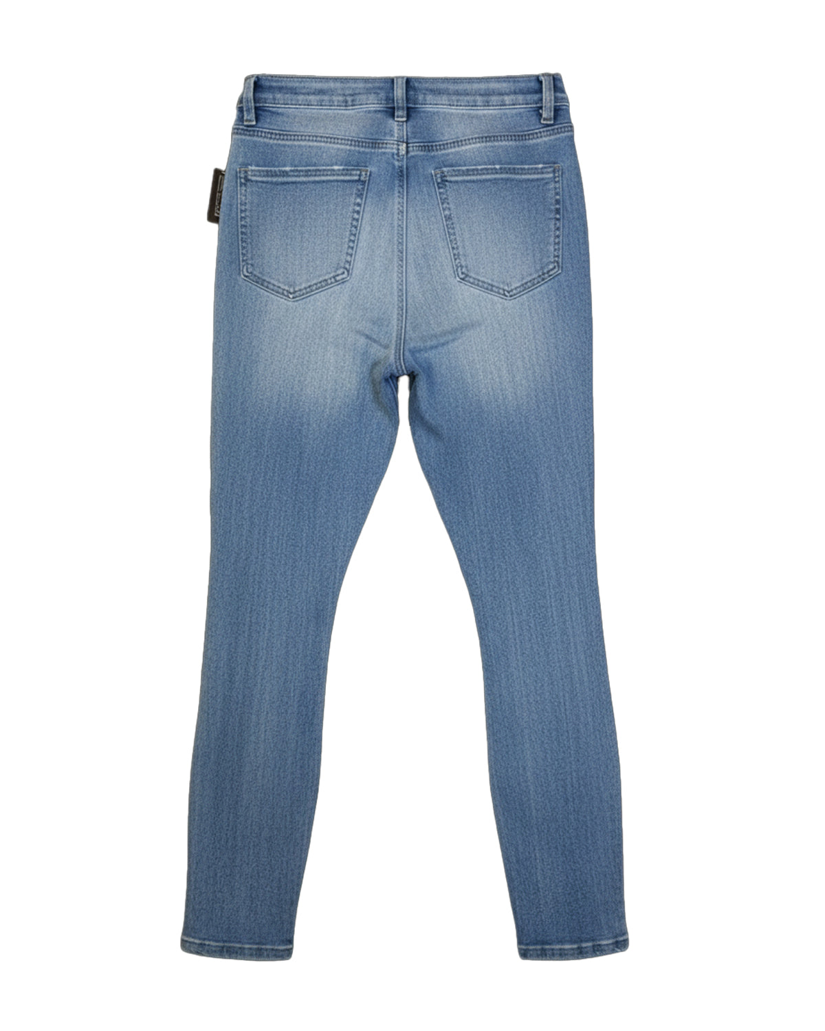 SUPER HIGH-RISE ANKLE BLUE JEAN