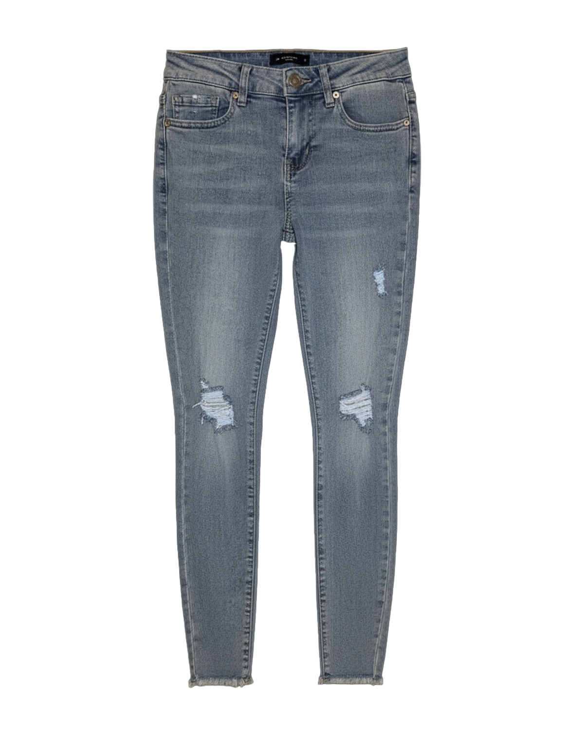 WOMEN'S CURVY CROPPED BLUE JEAN