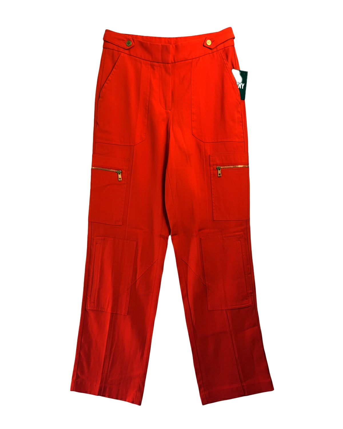 STRAIGHT WIDE-LEG CARGO PANTS