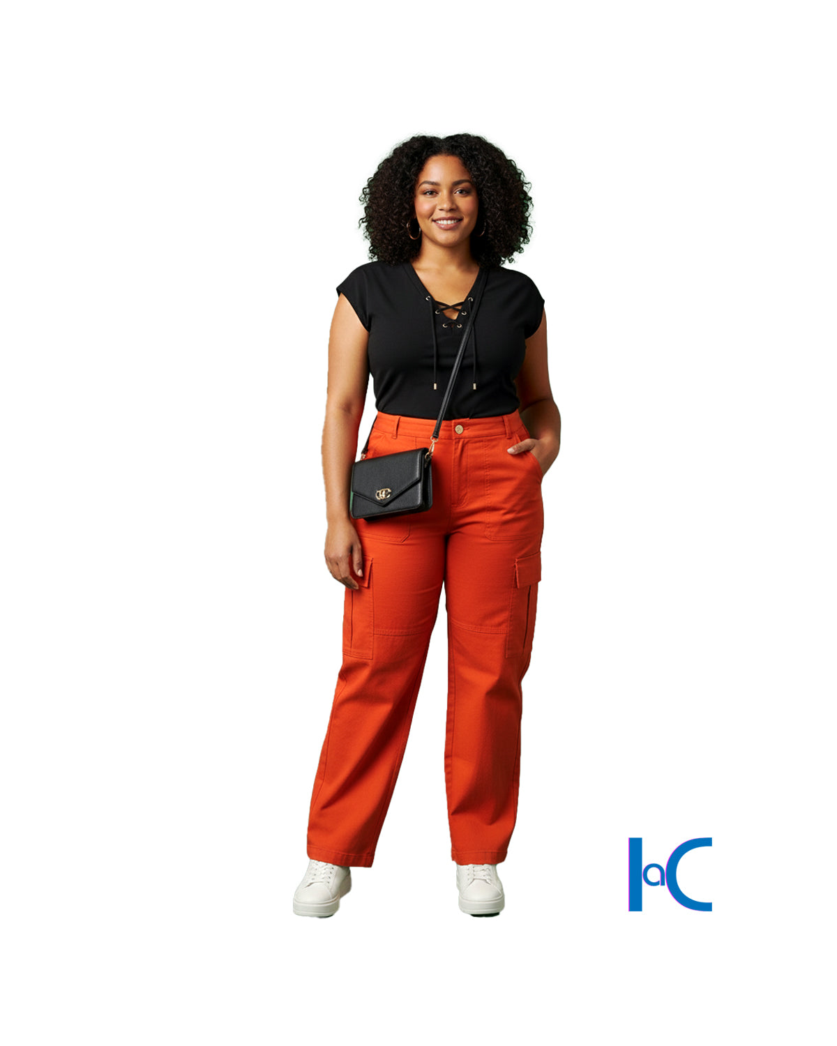 STRAIGHT WIDE-LEG CARGO PANTS