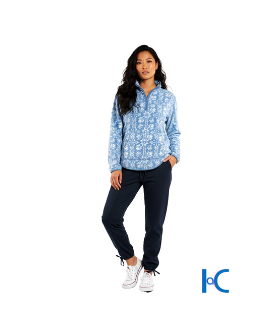 QUARTER-ZIP FLEECE PULLOVER