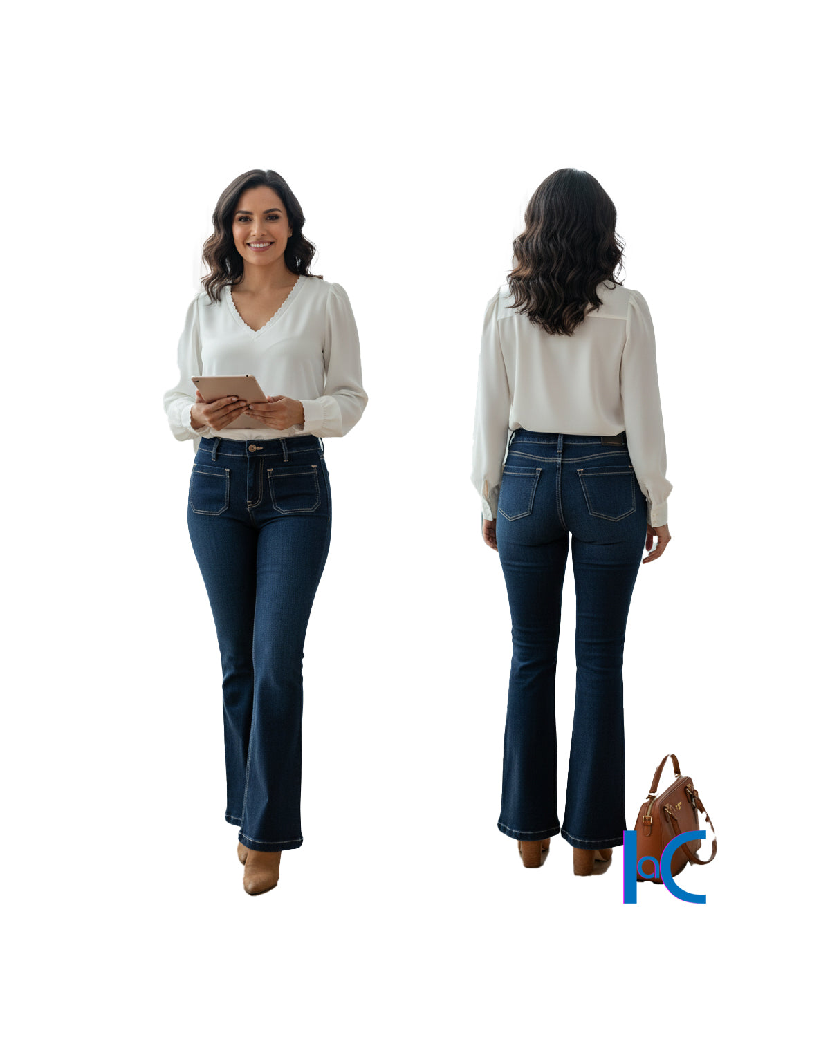 WOMEN'S CURVY COMFY HIGH-RISE JEANS