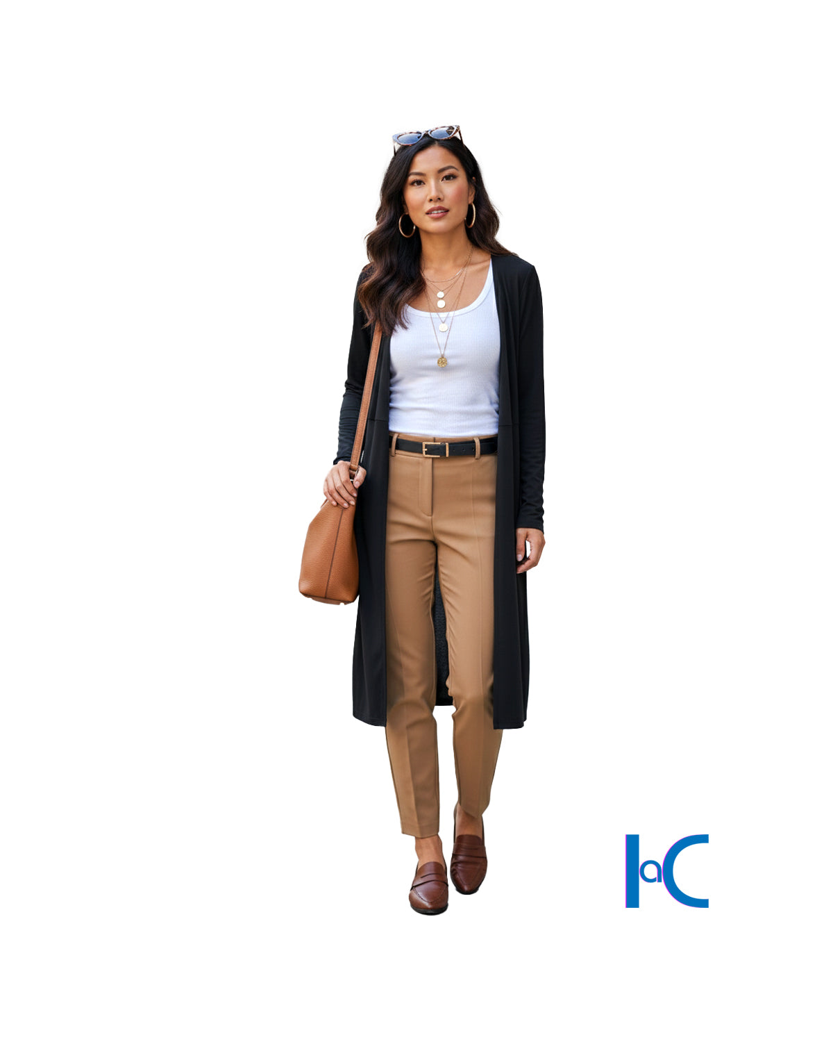 WOMEN'S TIE-FRONT LONGLINE DUSTER