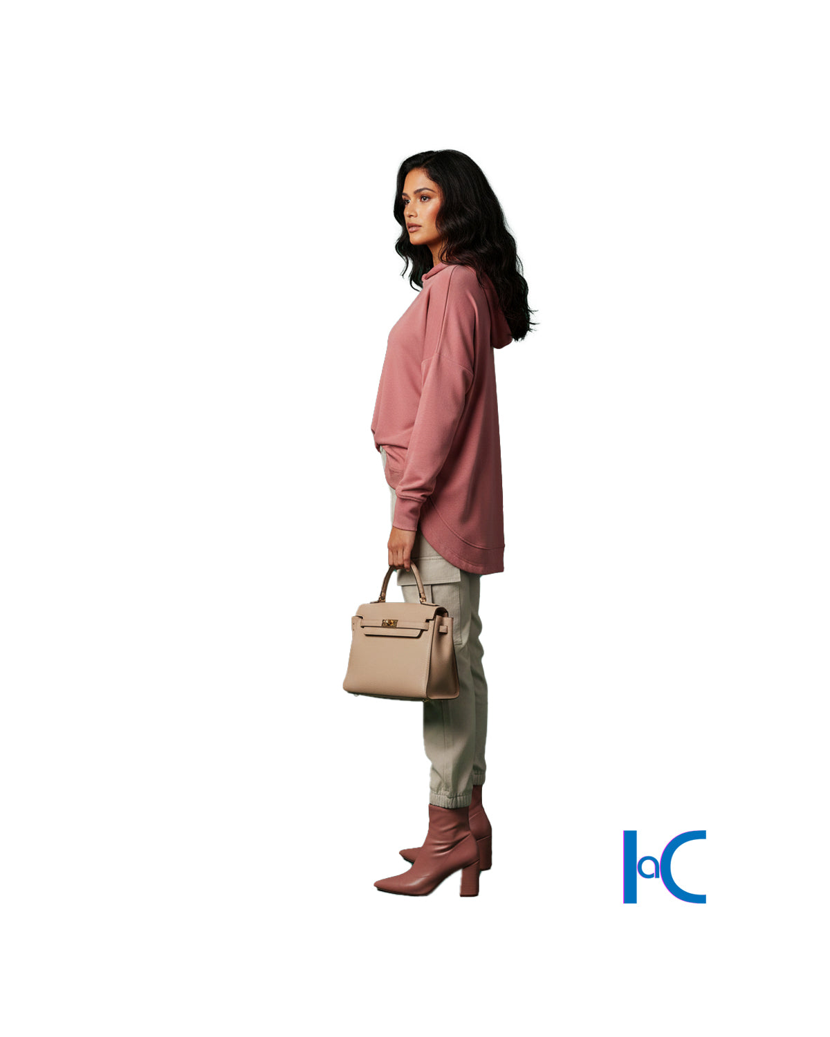 HOODIE WITH VENTED HEM BUTTONS