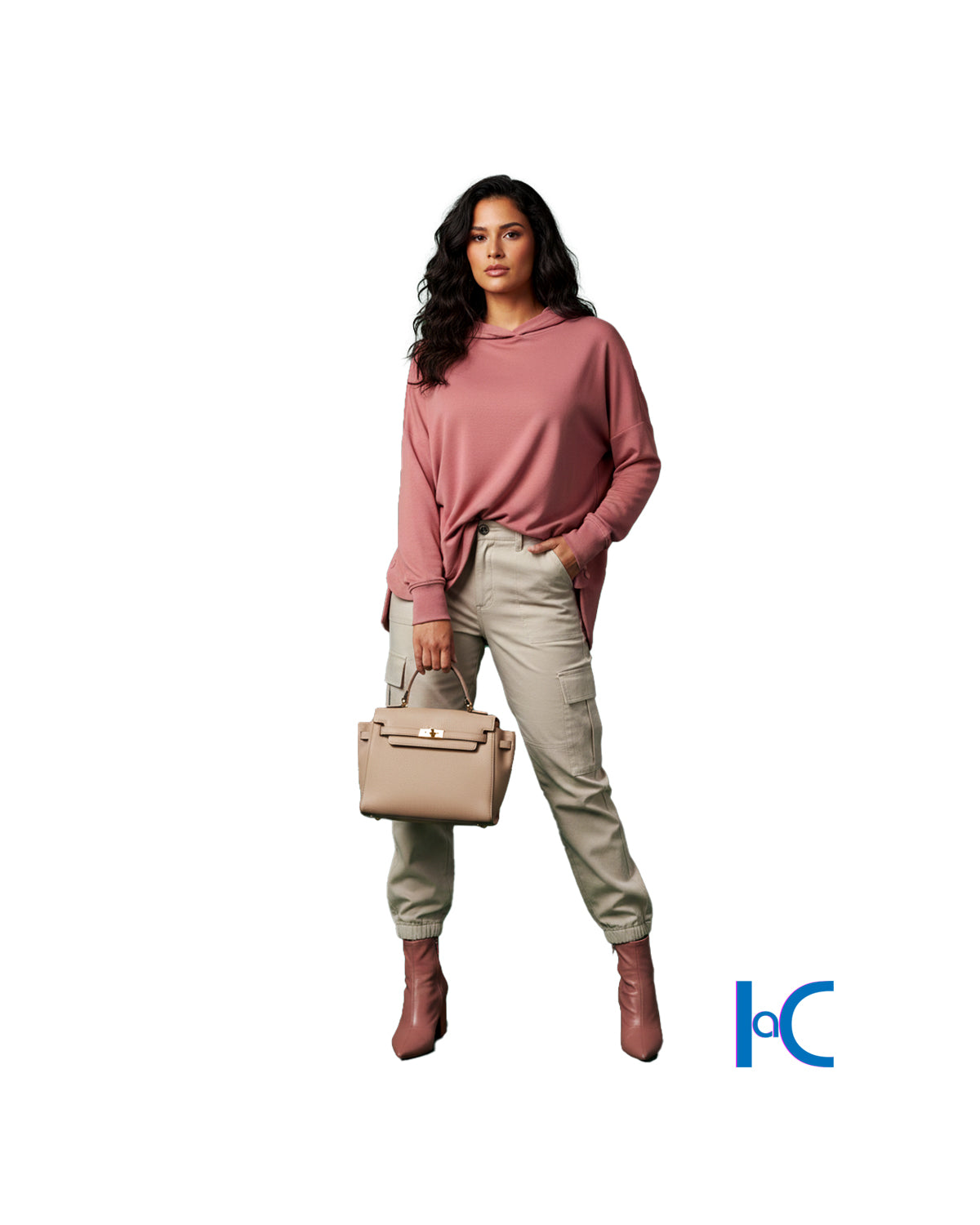 HOODIE WITH VENTED HEM BUTTONS