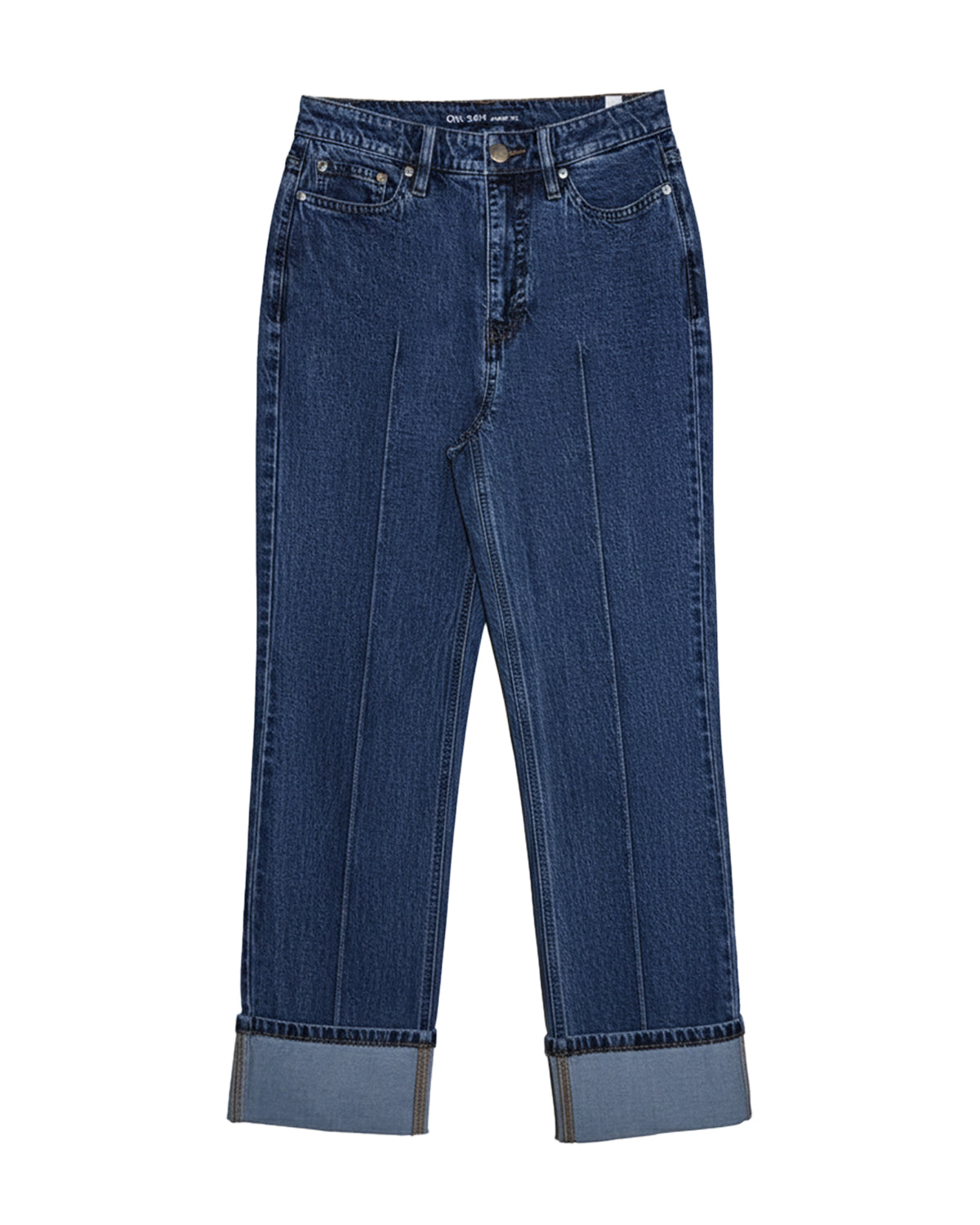 WOMEN'S STRAIGTH LEG CUFF DENIM