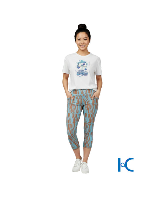 WOMEN'S CROP COMPRESSION LEGGINGS