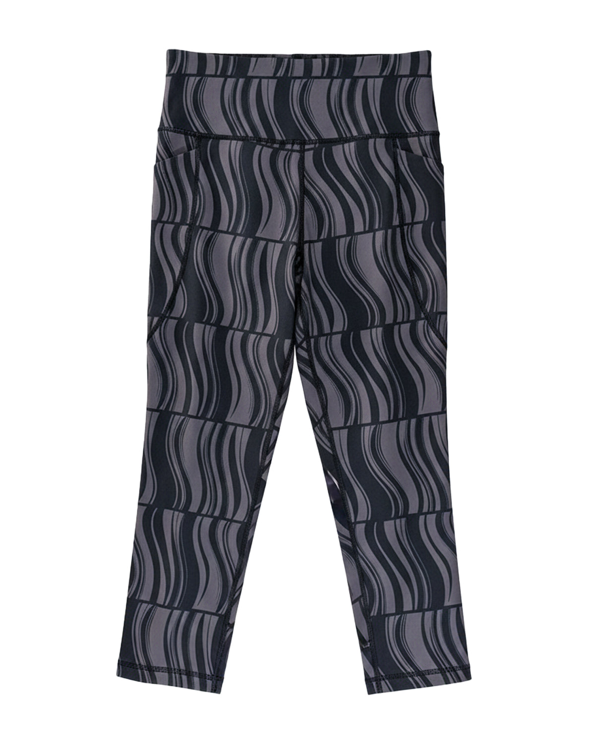 PRINTED CROP COMPRESSION LEGGINGS