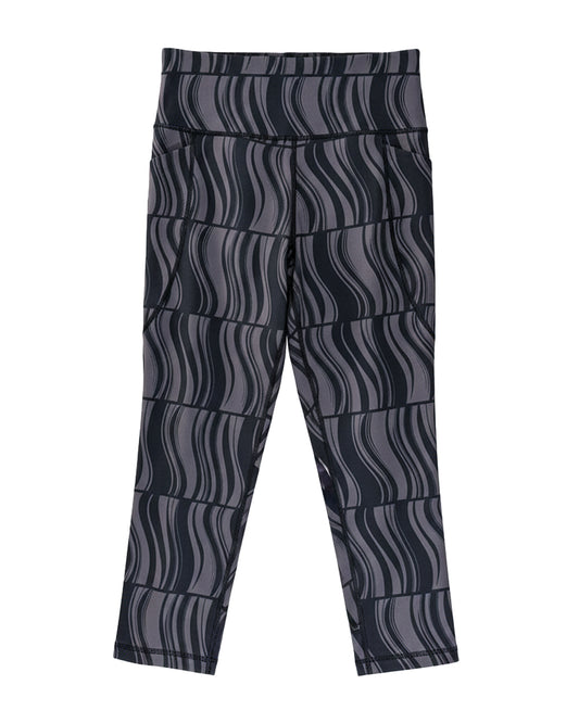 PRINTED CROP COMPRESSION LEGGINGS