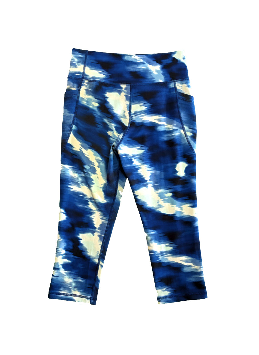 WOMEN'S SHIBORI WAVE 7/8 LEGGINGS