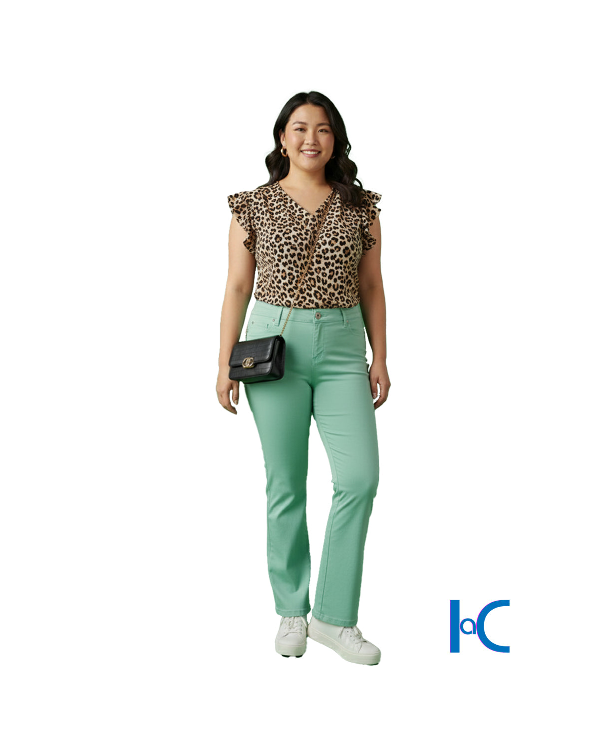 PISTACHIO SLIMMING CURVY CAPRI