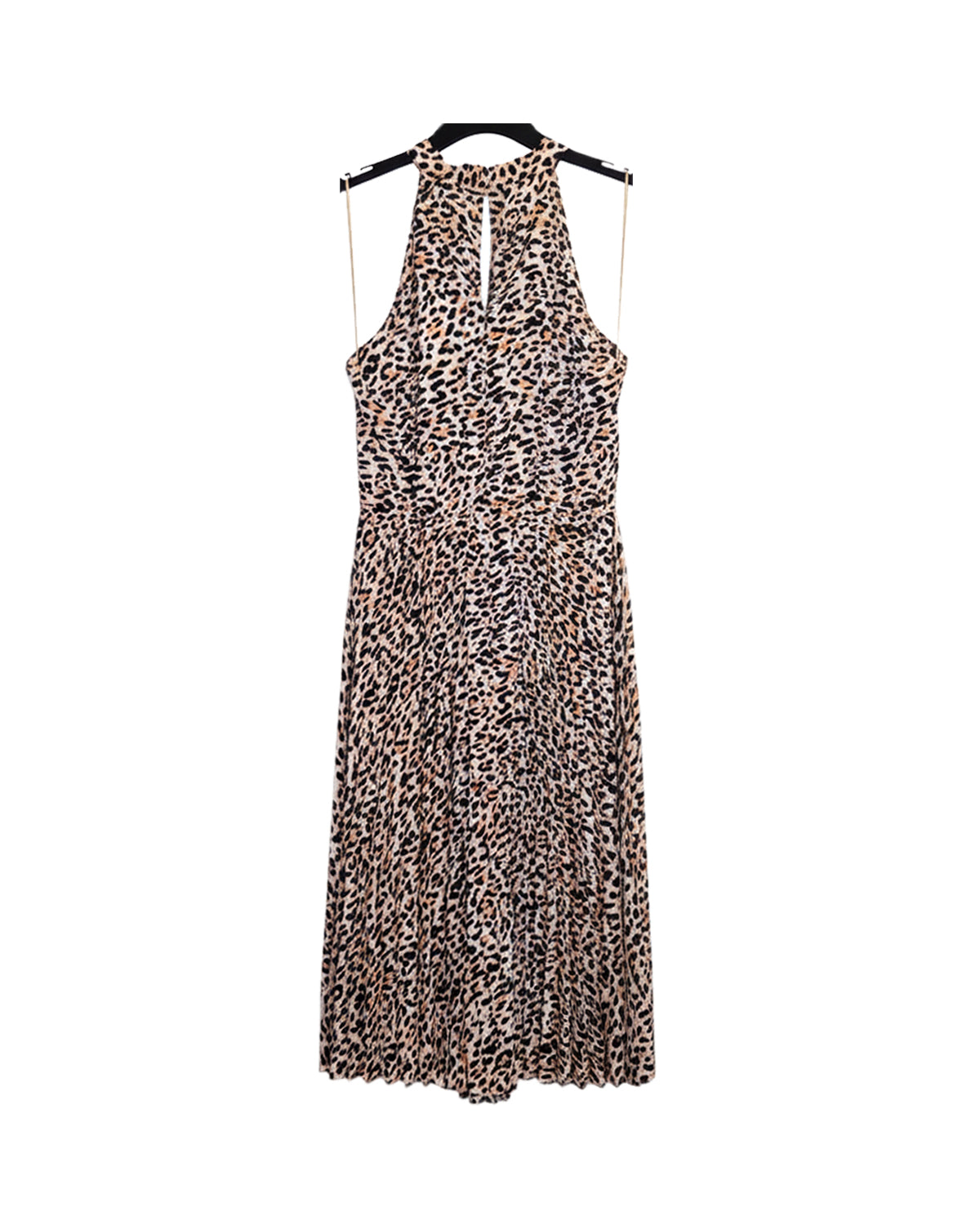 SUNSET NUDE FLORAL BOW-TIE DRESS