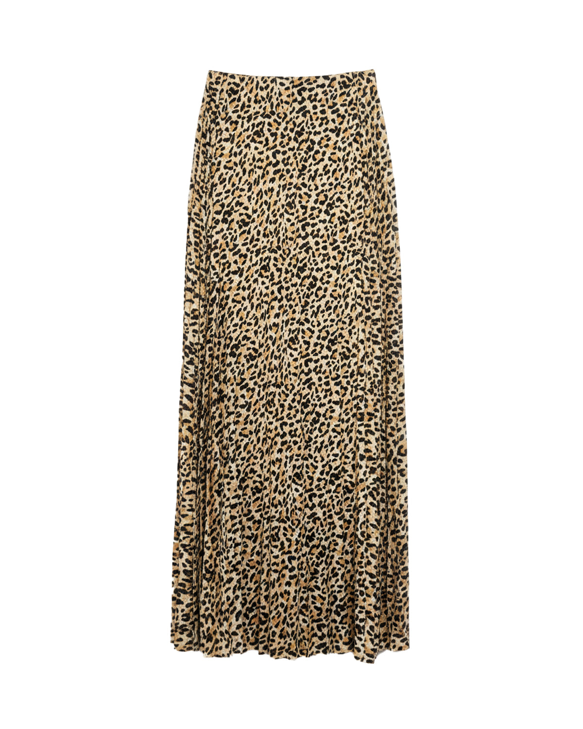 SUNSET NUDE PLEATED MAXI SKIRT