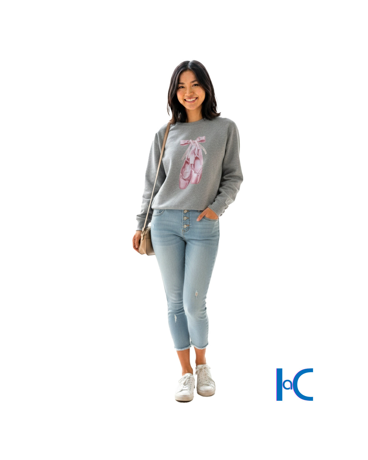 JUNIORS' BALLET SLIPPER SWEATSHIRT