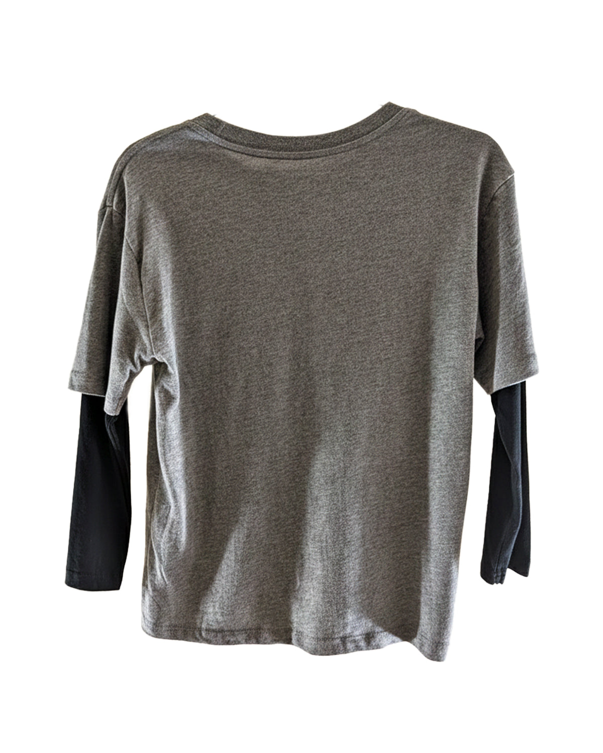 CK JEANS MONOGRAM LAYERED-LOOK TEE