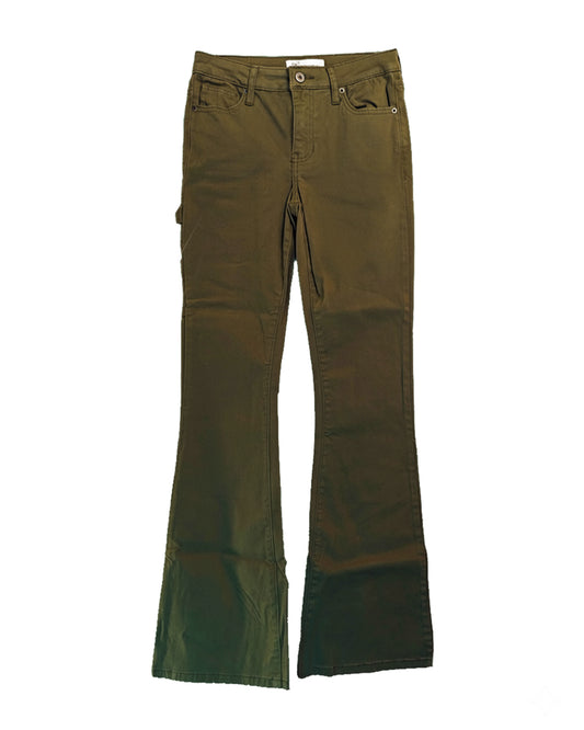 MID-RISE CARPENTER FLARE DENIM